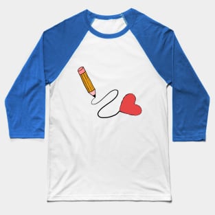 Drawing Lover Baseball T-Shirt